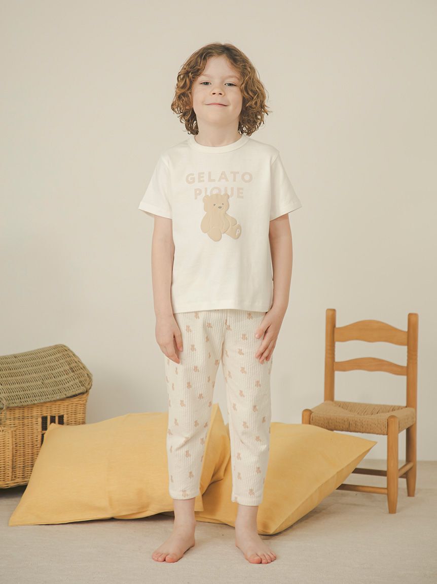 GELATO PIQUE KIDS & BABY「【KIDS】ぬいぐるみ柄ロングパンツ」|ルームウェア|
