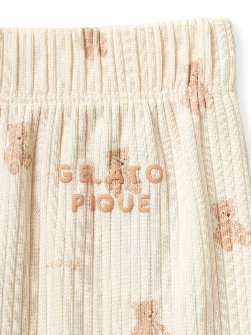 GELATO PIQUE KIDS & BABY「【KIDS】ぬいぐるみ柄ロングパンツ」|ルームウェア|