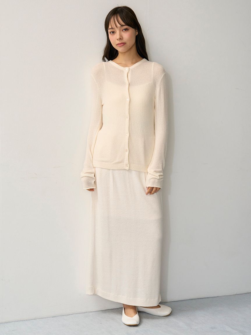 gelato pique「シアー カーディガン」|ルームウェア|