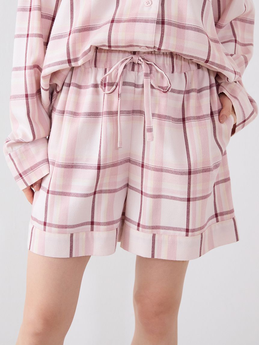 gelato pique「トレンドチェック柄ショートパンツ」|ルームウェア|