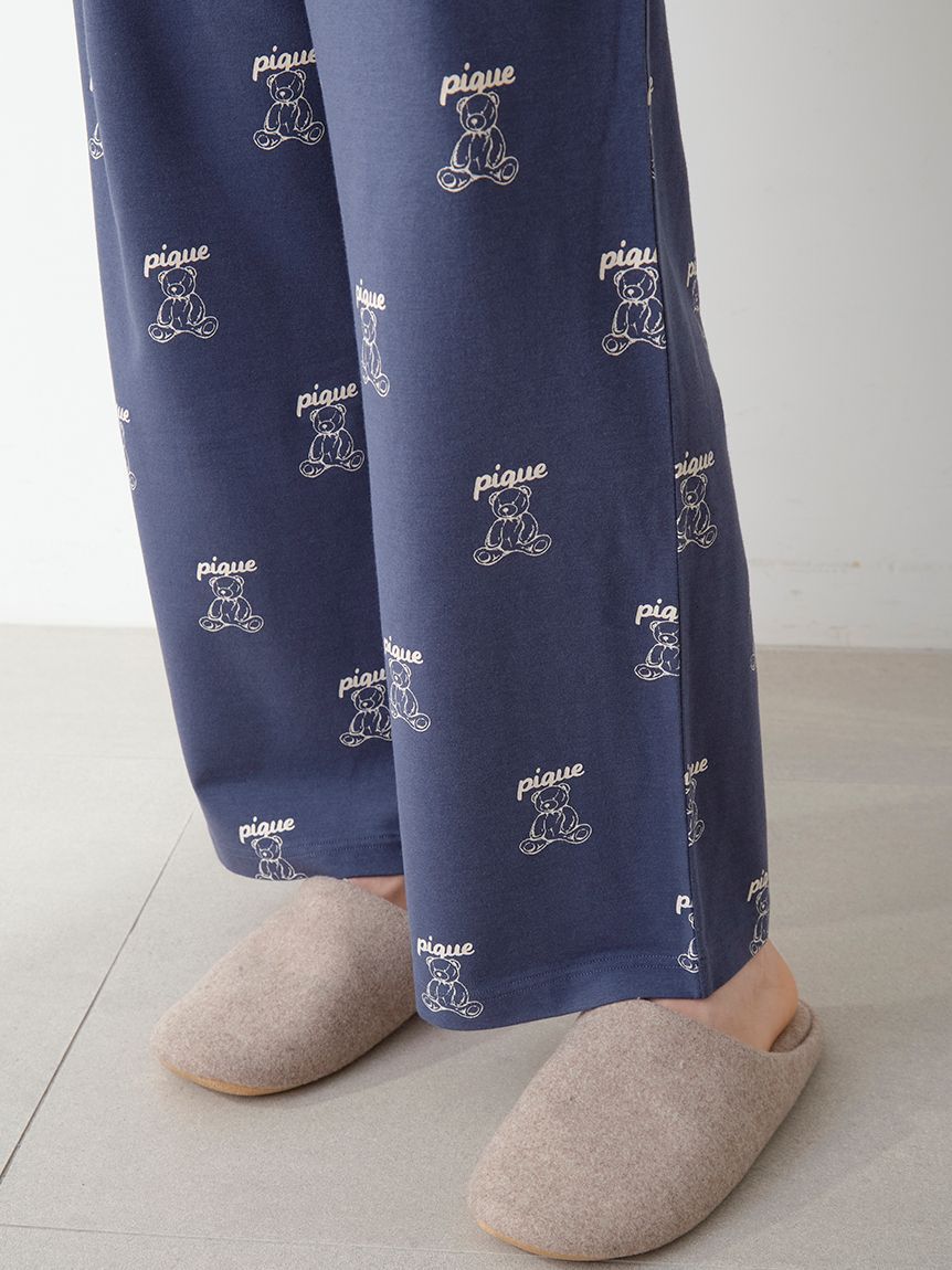 gelato pique「【UNISEX】総柄ロングパンツ」|ルームウェア|