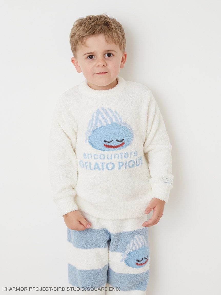 GELATO PIQUE KIDS & BABY「【ドラゴンクエスト】【キッズ】ベビモコプルオーバー&ボーダーロングパンツセット」|ルームウェア|