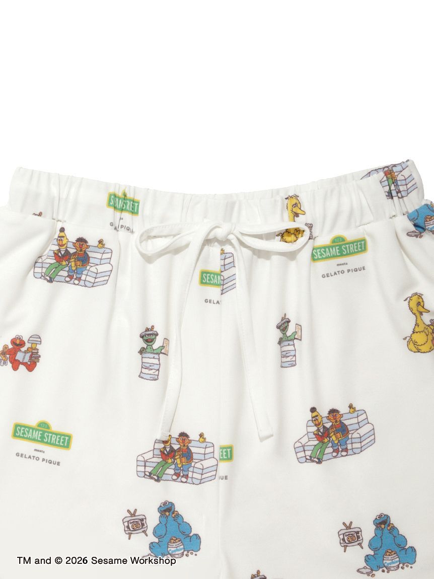 gelato pique「【SESAME STREET】総柄ショートパンツ」|ルームウェア|