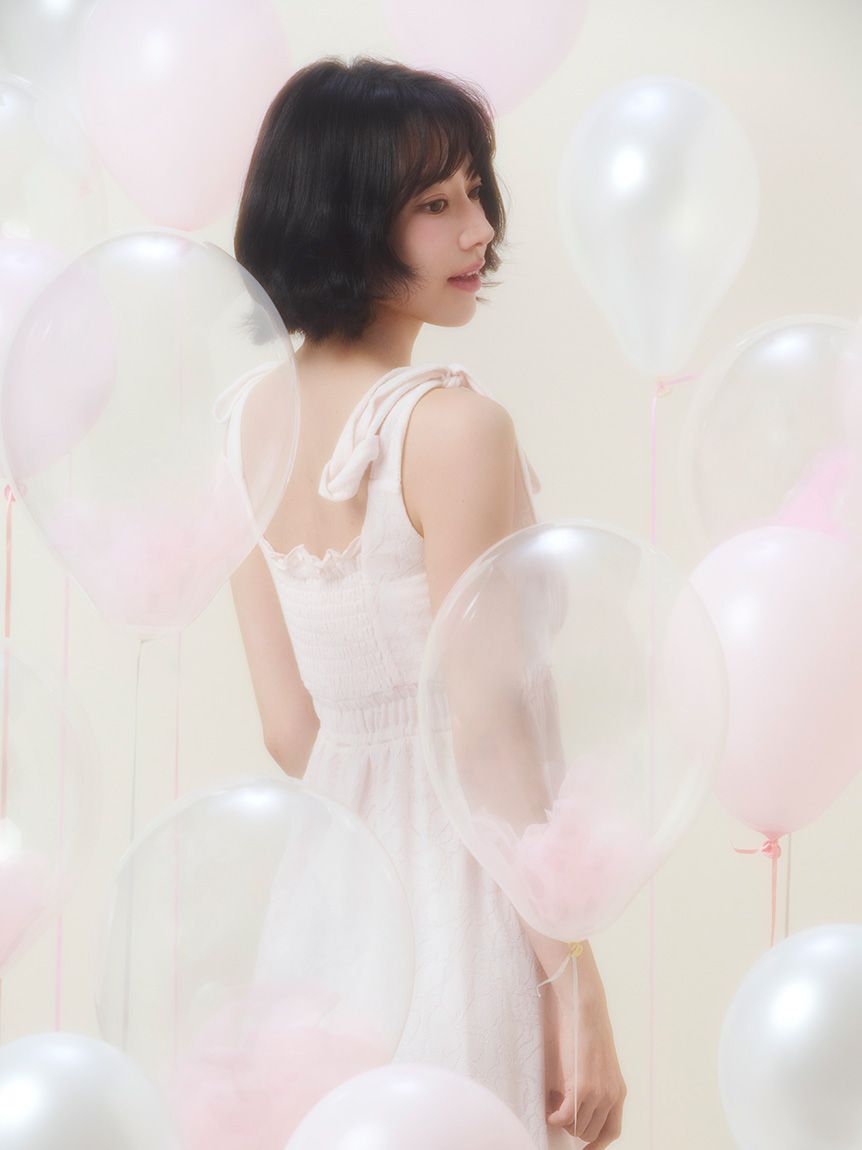 gelato pique「さくらレーシージャガードカップインワンピース」|ルームウェア|