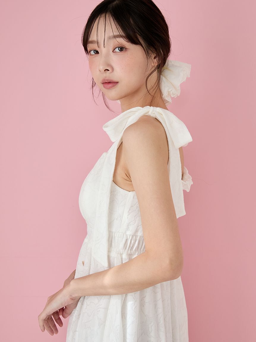 gelato pique「さくらレーシージャガードカップインワンピース」|ルームウェア|