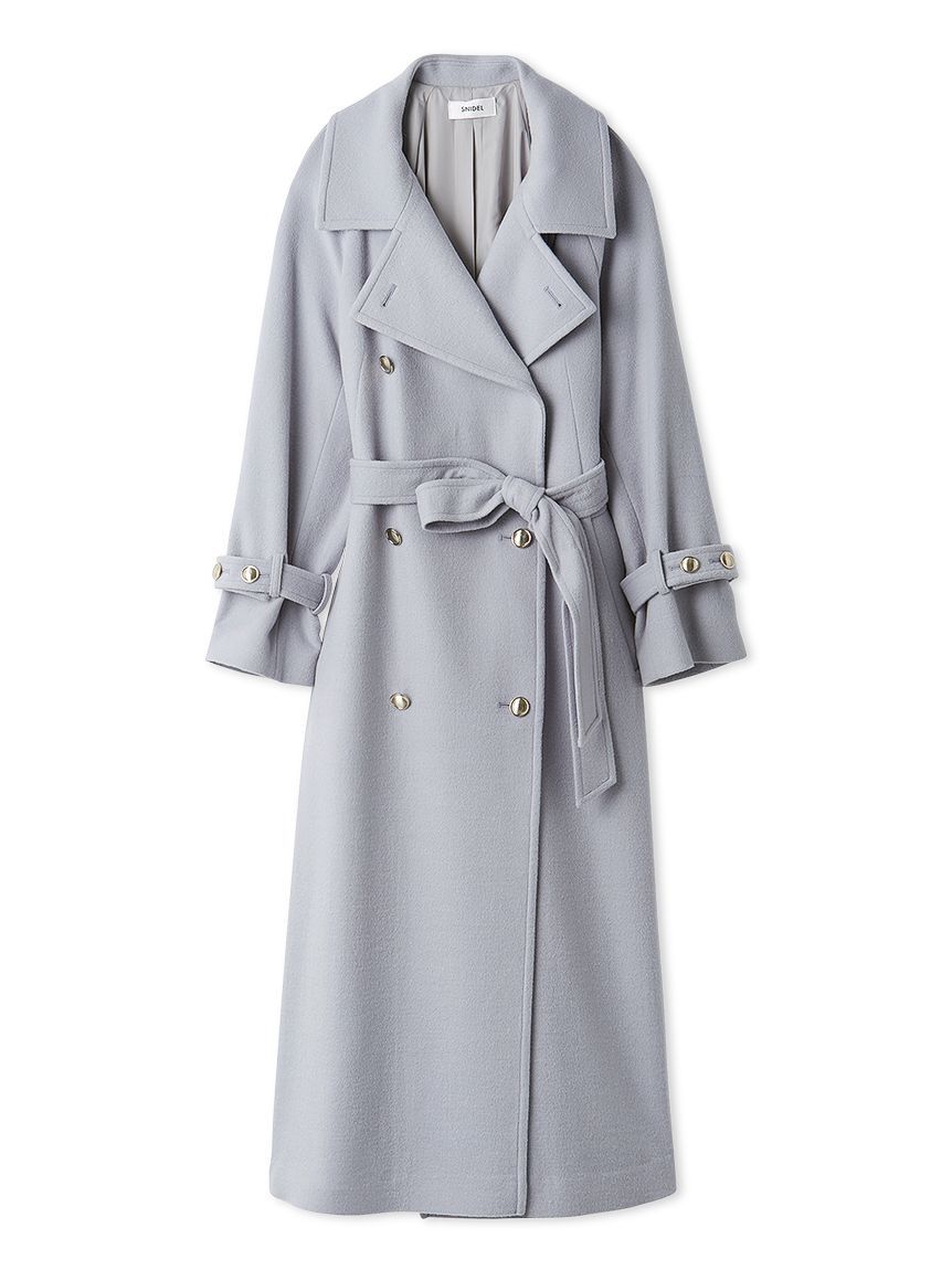 SNIDEL「ウールカシミヤスタンドカラーコート【カンヘウォン着用】」|チェスターコート|