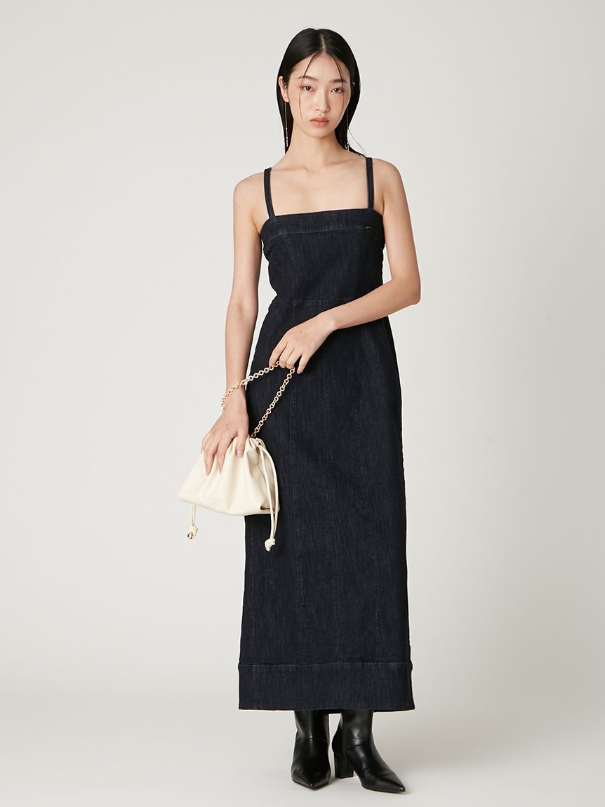 FRAY I.D「【Lee&times; FRAY I.D】ストレートデニムキャミワンピース」|ワンピース|