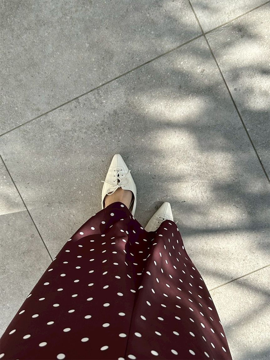 LILY BROWN「ロマンティックレーストリムプリントワンピース」|ワンピース|