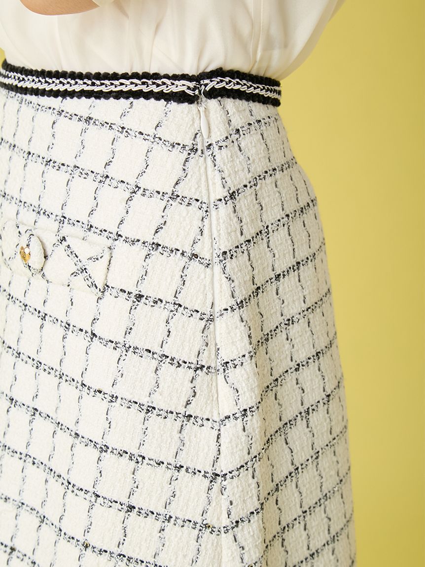 LILY BROWN「ツイードミニスカート」|スカート|