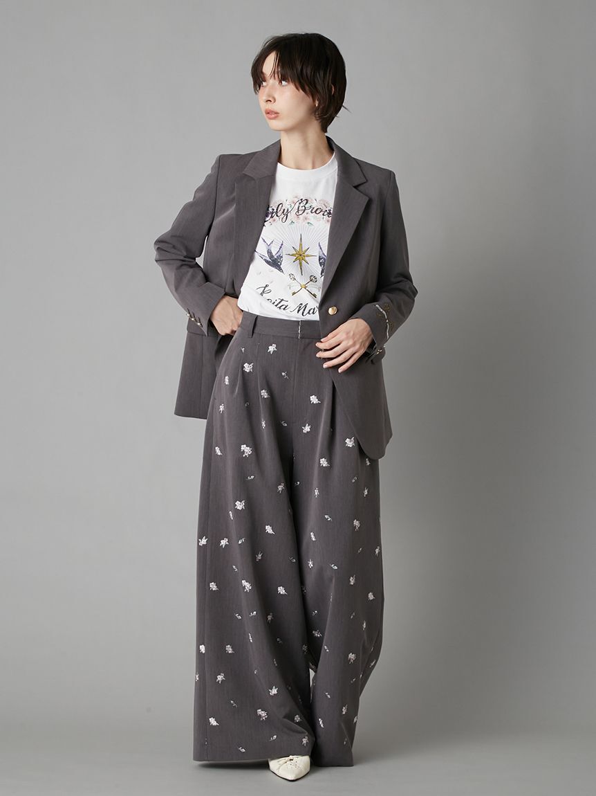 LILY BROWN「【LILY BROWN&times;KEITA MARUYAMA】エンブロイダリージャケット」|テーラードジャケット|