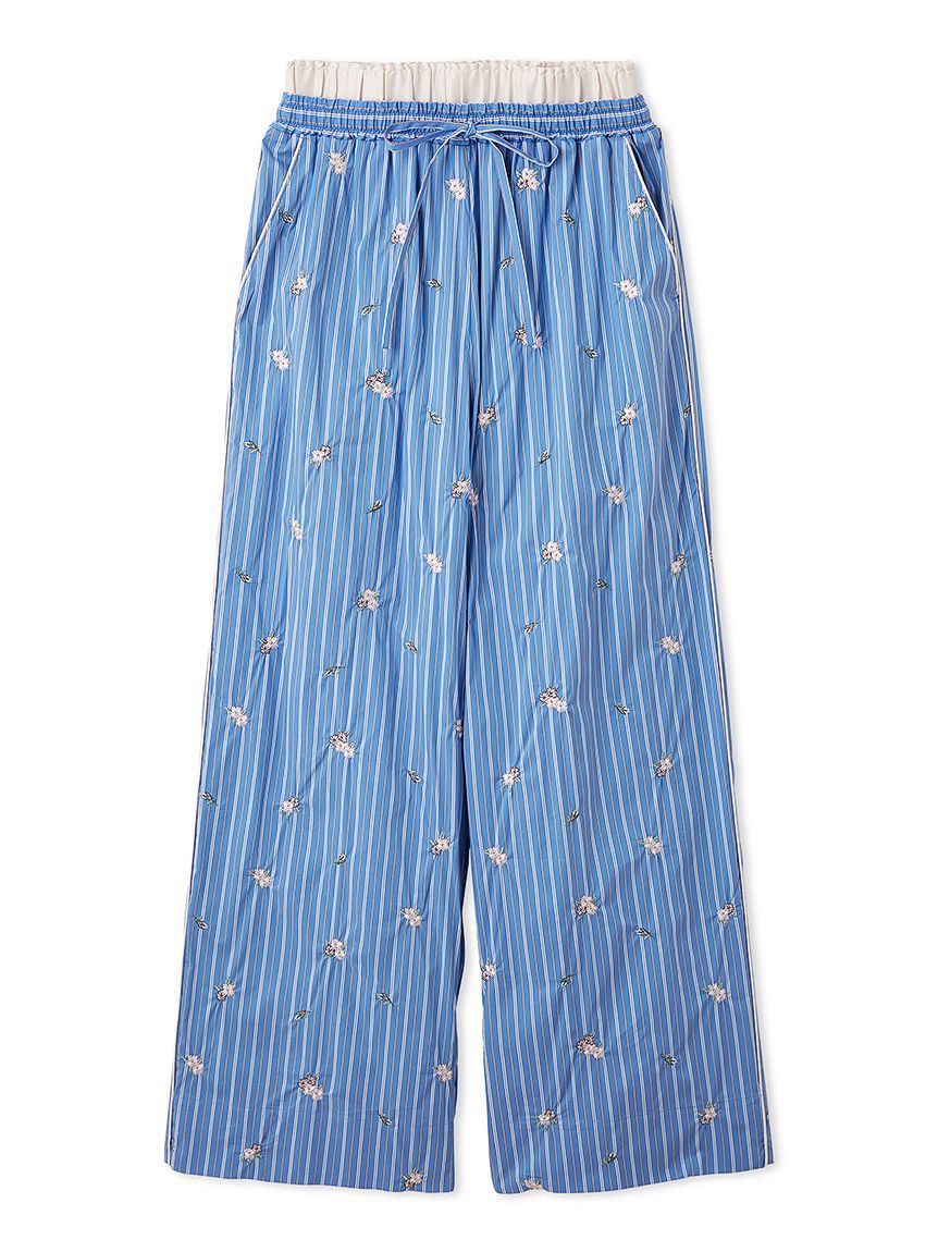 LILY BROWN「【LILY BROWN&times;KEITA MARUYAMA】レイヤードウエストストライプパンツ」|チノ|