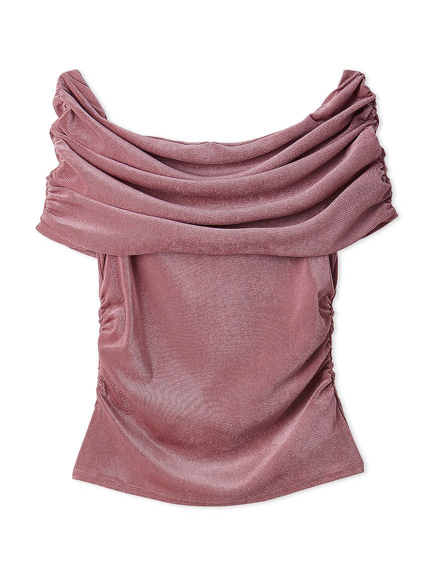 CELFORD「オフショルチュールベロアトップス」|Tシャツ・カットソー|PNK