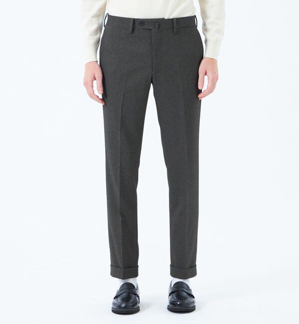 MACKINTOSH PHILOSOPHY「トロッター トラウザーズ#051 ストレッチドビー/千鳥」|スラックス|