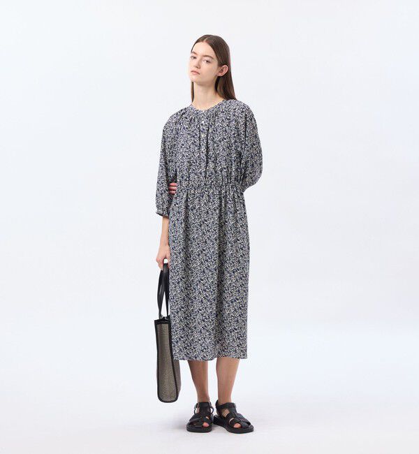 MACKINTOSH PHILOSOPHY「バイカラーフラワープリントワンピース」|ワンピース|