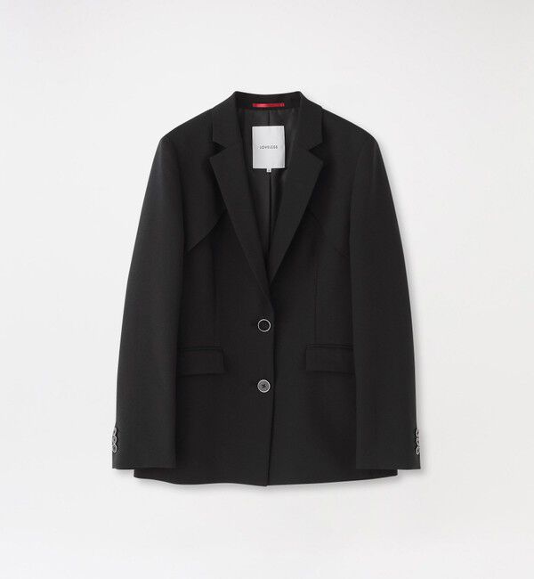  「スリムジャケット」|テーラードジャケット|ブラック