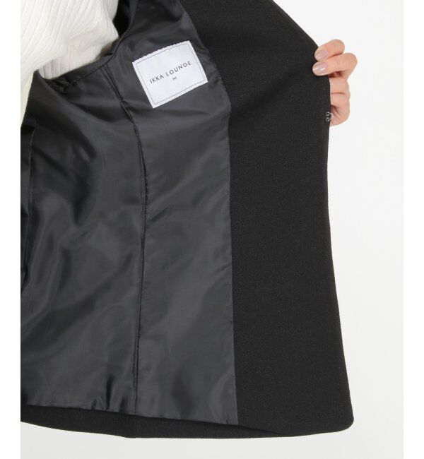 IKKA LOUNGE「【セットアップ対応】ウールライクV襟裏付きジャケット」|その他|
