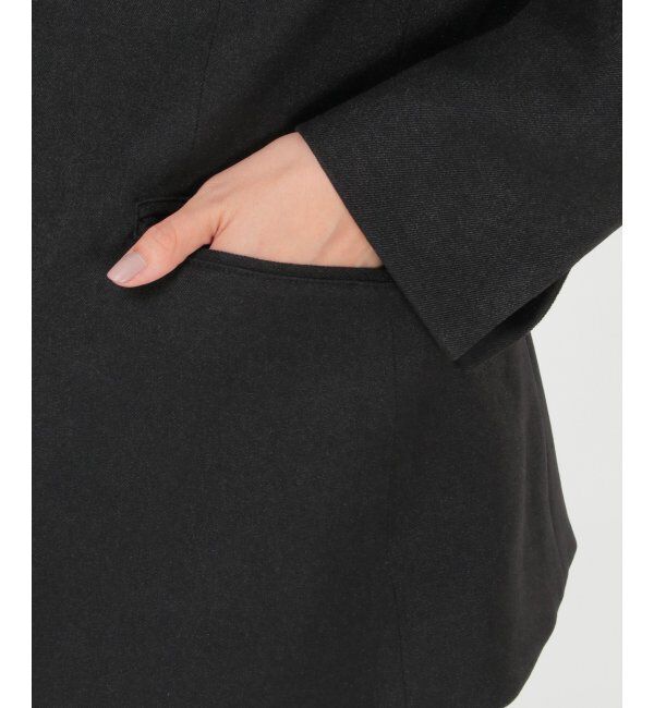 IKKA LOUNGE「【セットアップ対応】ウールライクV襟裏付きジャケット」|その他|