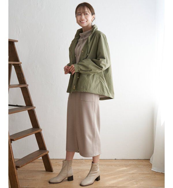 ikka「撥水裏付きマウンテンパーカー」|ブルゾン・スタジャン|