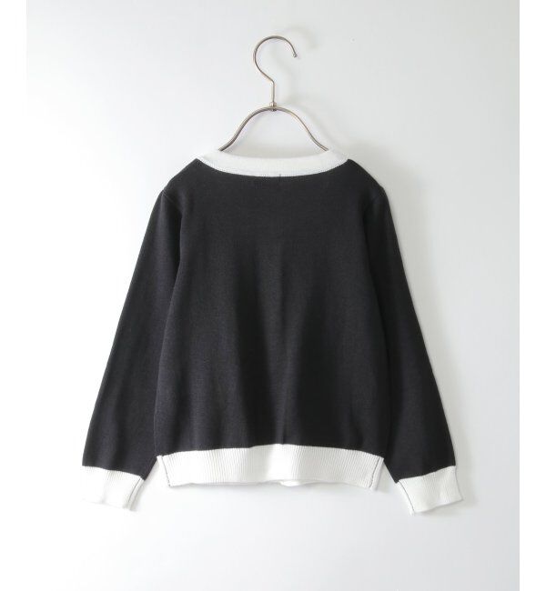 ikka kids「パールボタンニットカーディガン（120~160cm）」|カーディガン|