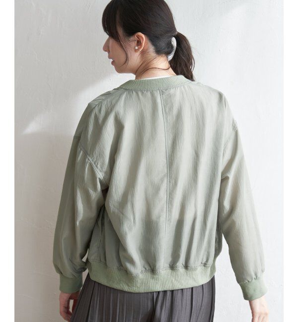 ikka「シアMA-1」|ブルゾン・スタジャン|