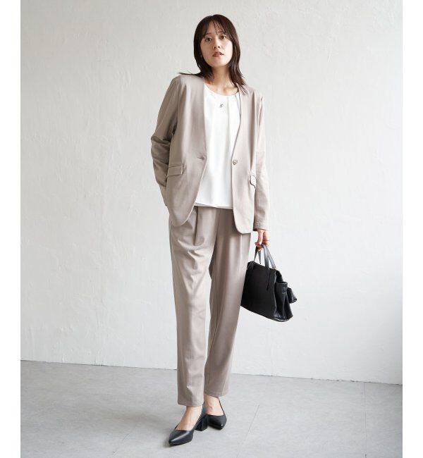 IKKA LOUNGE「【セットアップ対応】GOKU楽ワークノーカラージャケット」|その他|