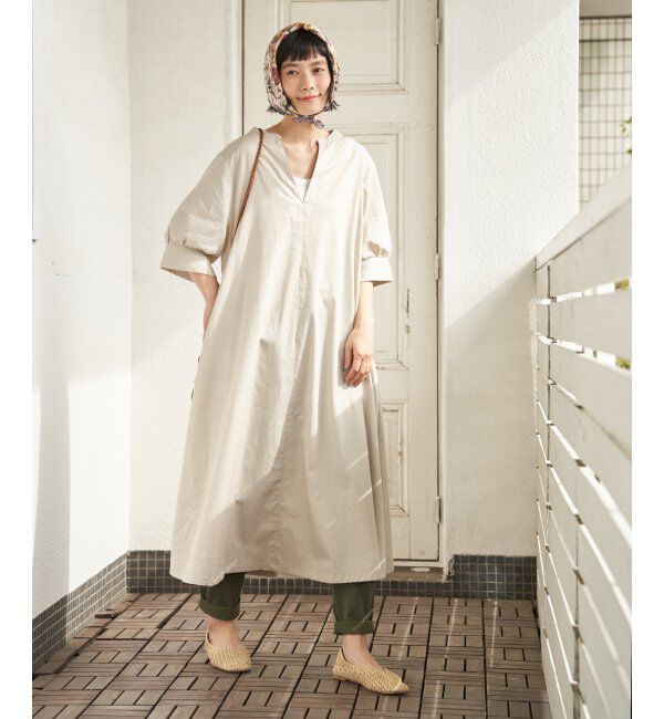 Lbc with Life「コットンスキッパーロングワンピース」|ワンピース|