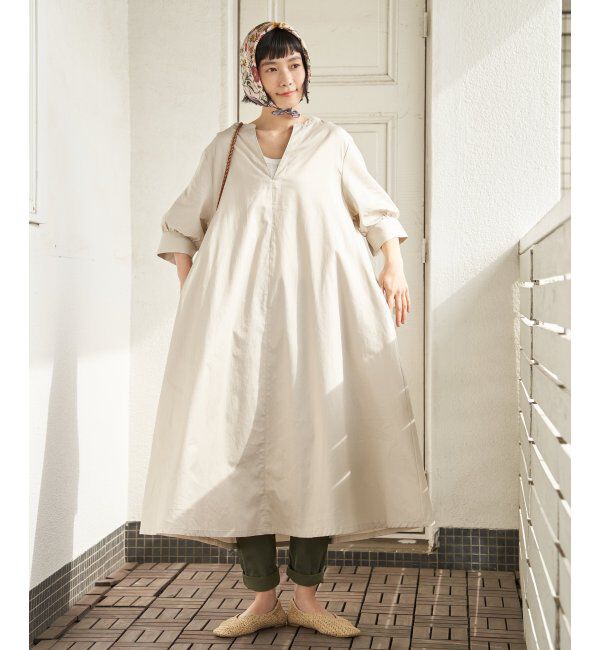 Lbc with Life「コットンスキッパーロングワンピース」|ワンピース|