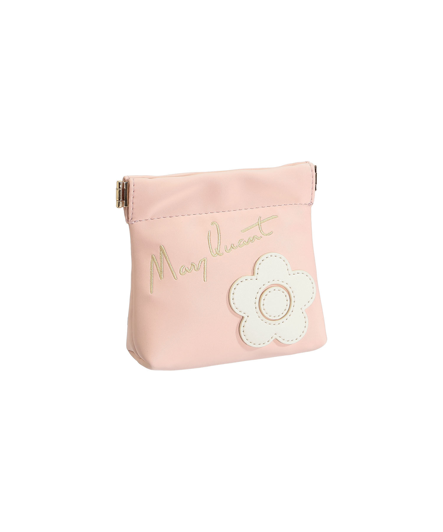 MARY QUANT「サインロゴデイジーパッチ バネクチポーチ」|ポーチ|