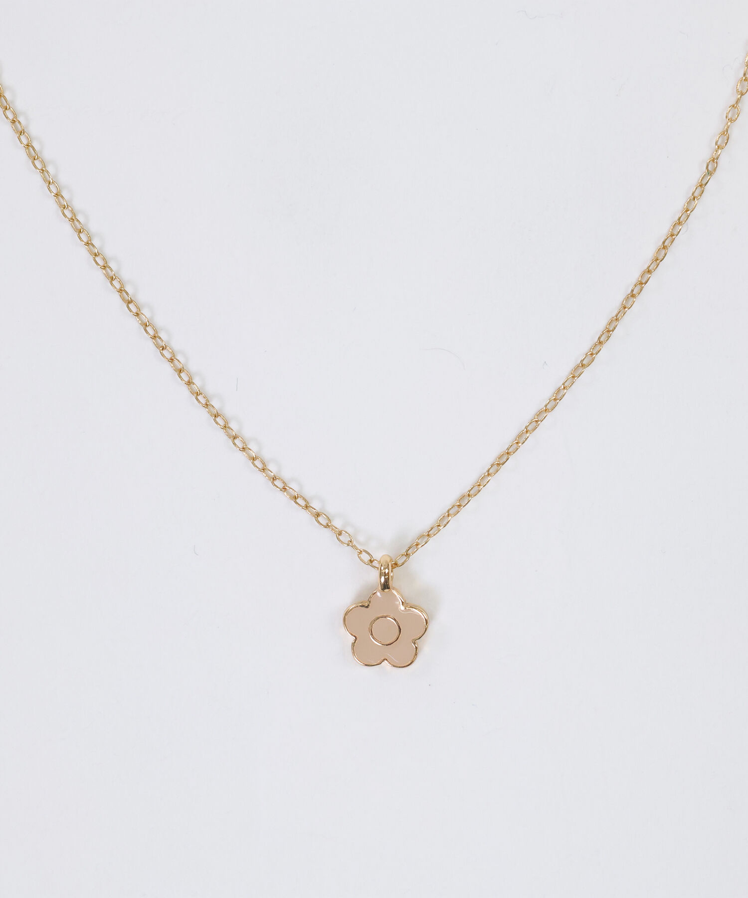 MARY QUANT「ミニデイジーエポ ネックレス」|ネックレス|ピンク