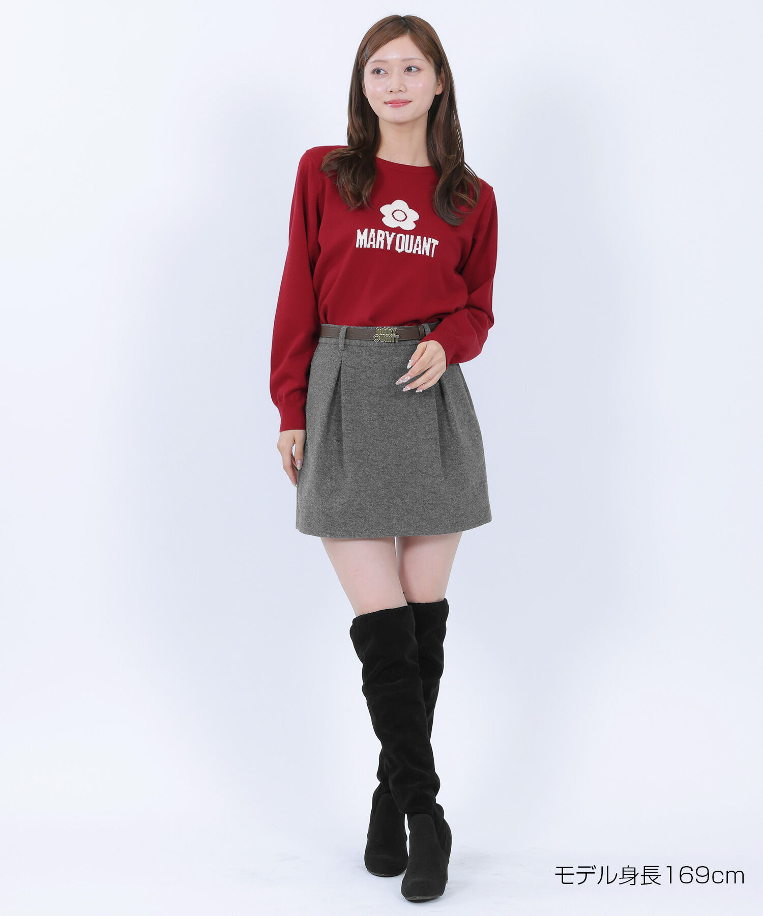 MARY QUANT「シンプルロゴニット プルオーバー」|ニット・セーター|