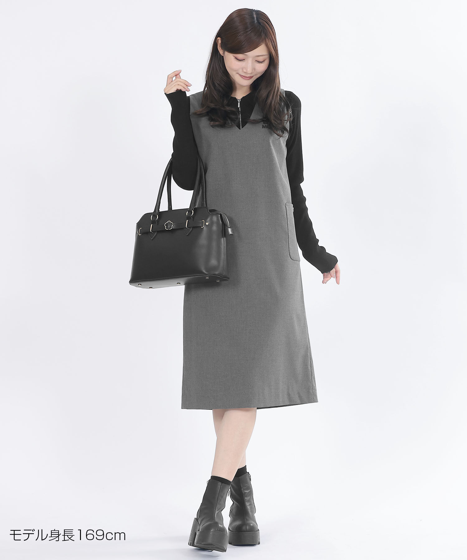 MARY QUANT「スムースニット ブルゾン」|ニット・セーター|