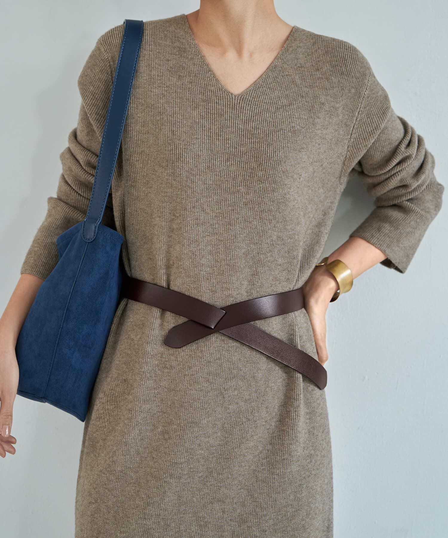 STYLE DELI「【DELI by】クロスラップリアルレザーベルト」|ベルト|