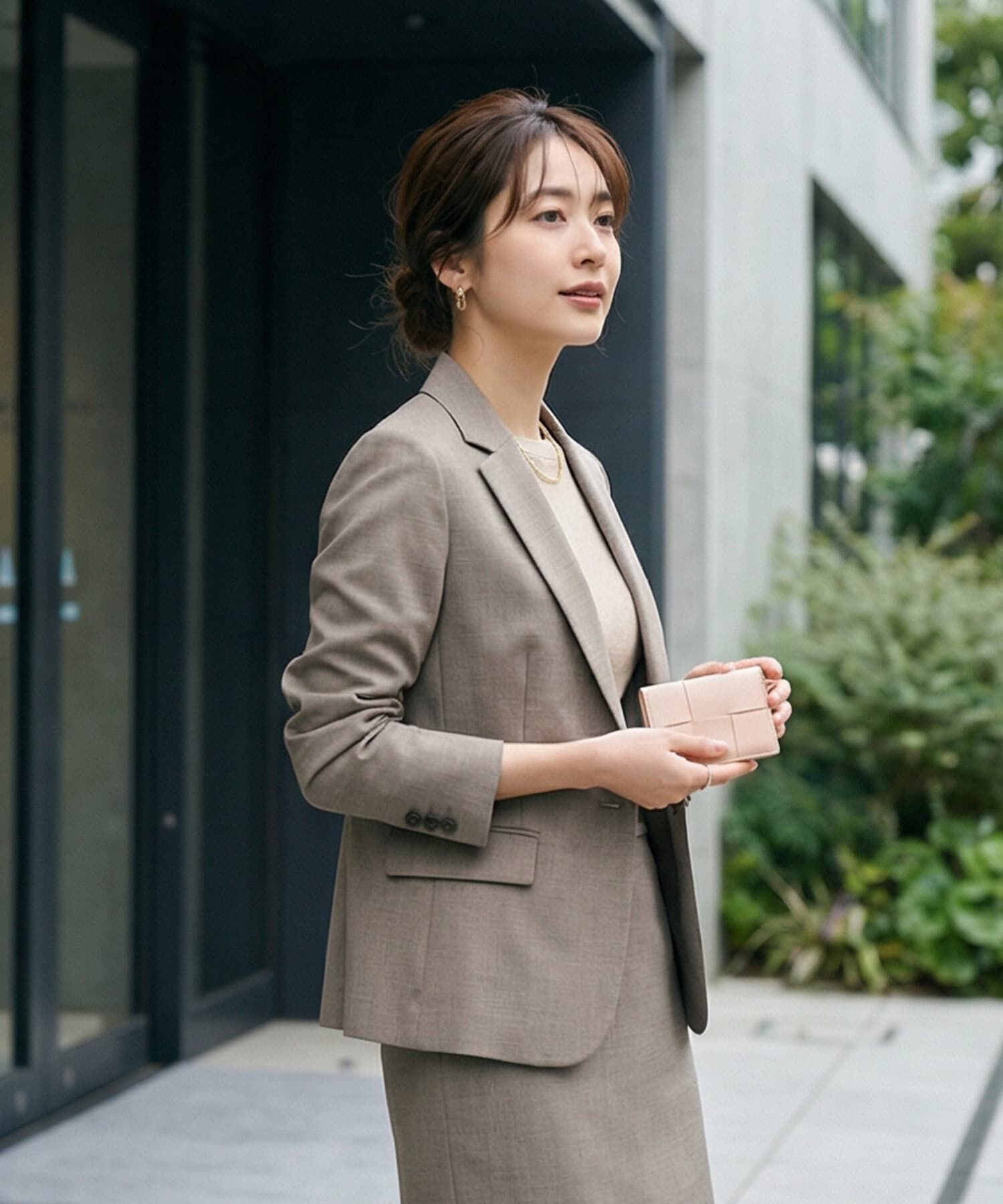 STYLE DELI「【DELI by】編み込みラムレザーカードホルダー」|名刺入れ・カードケース|