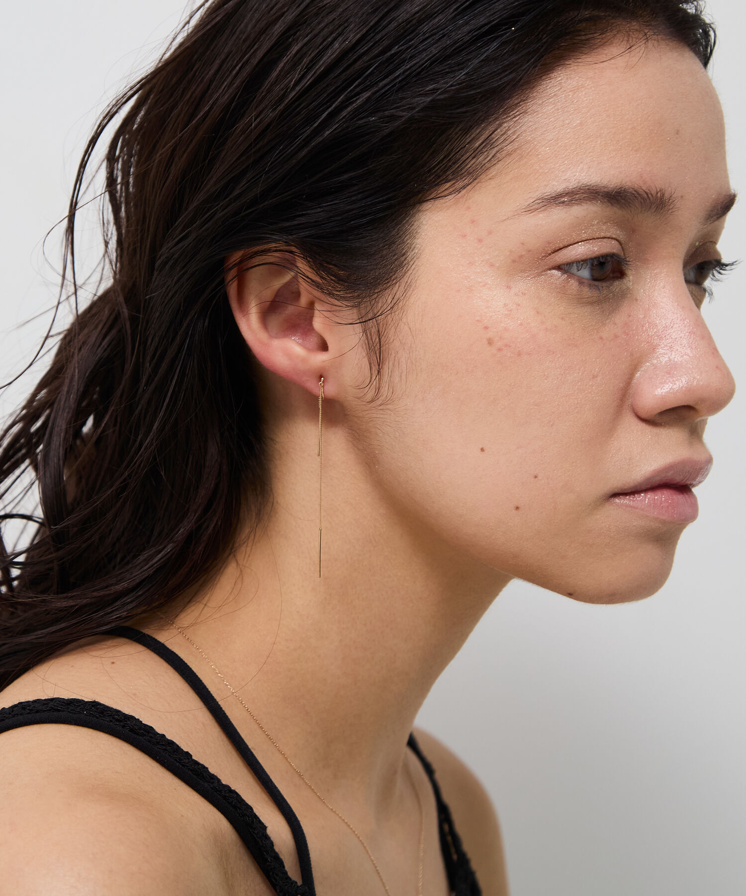 JUPITER「【K10】ベーシックチェーンイヤリング/ベネチアンチェーン」|イヤリング|