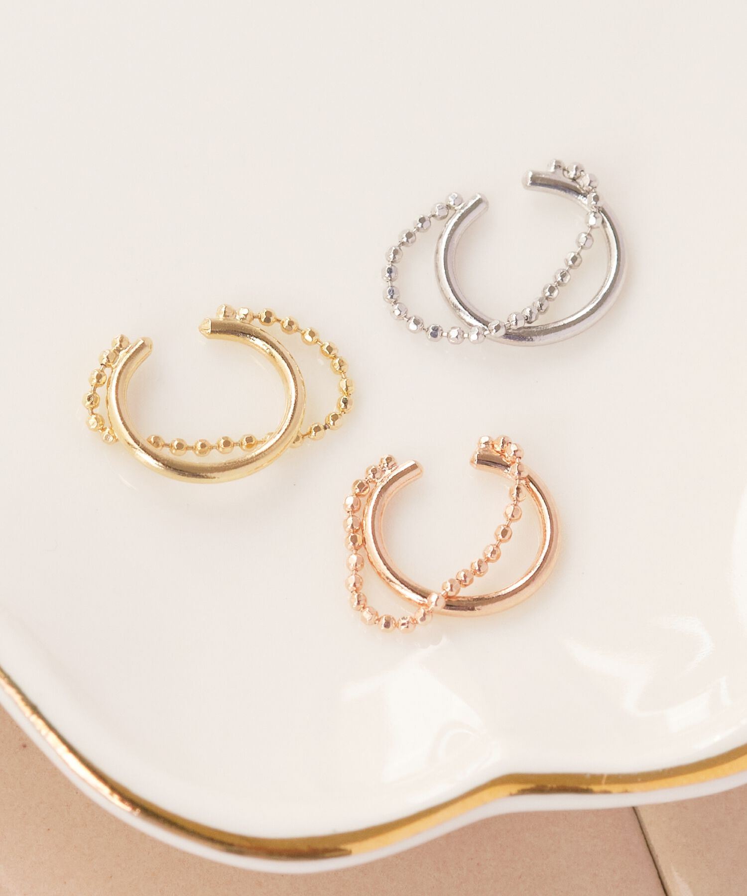 Phoebe「【シリーズ累計販売10000点突破！】シトラスイヤーカフ　ゴールド」|イヤーカフ|