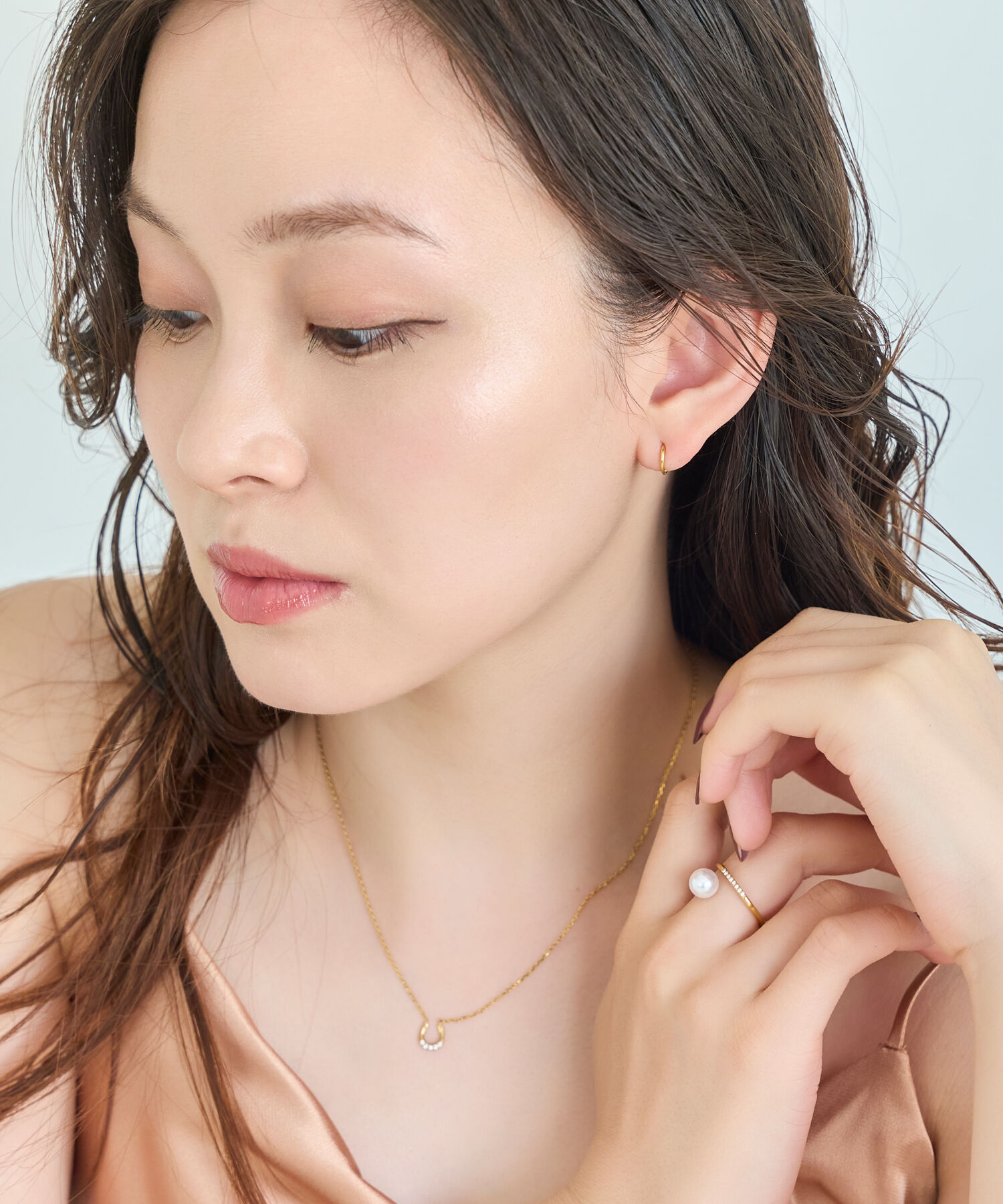 Phoebe「【シリーズ累計販売10000点突破！】金属アレルギー対応 ミニフープピアス　ゴールド/サージカルステンレス」|ピアス|