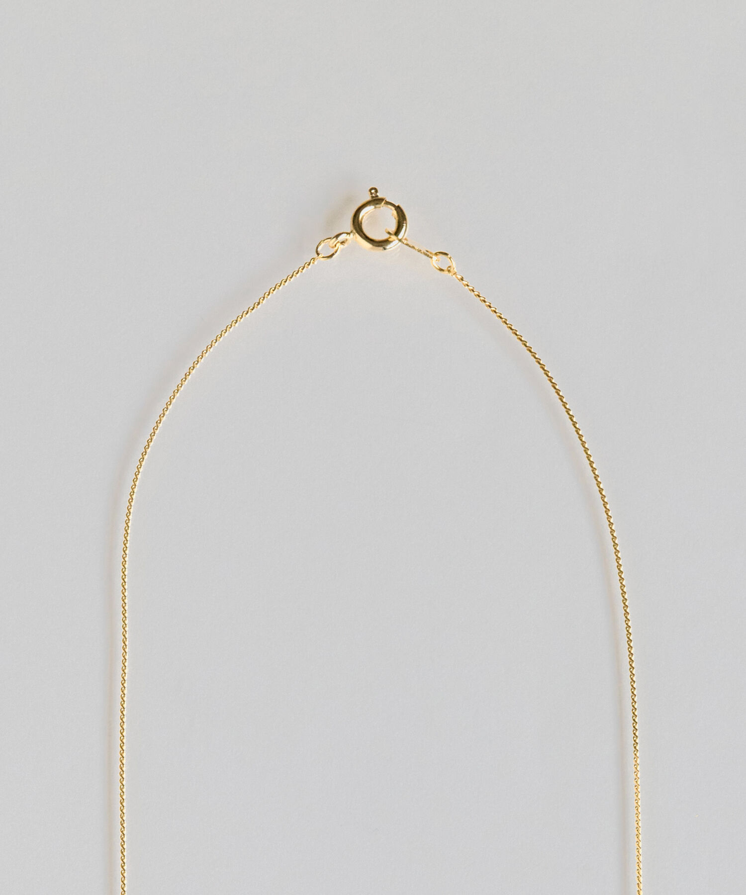 Phoebe「【金属アレルギー対応】シャインベゼルセッティングネックレス　ゴールド」|ネックレス|