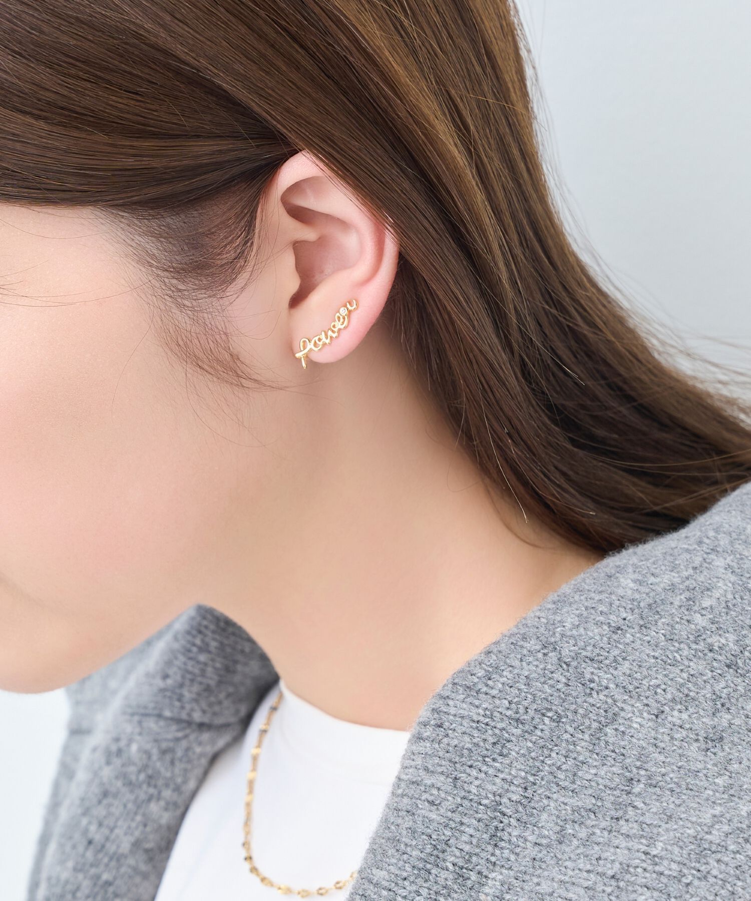 Phoebe「ラッキーレターピアス&イヤリング(パワー)/片耳」|ピアス|