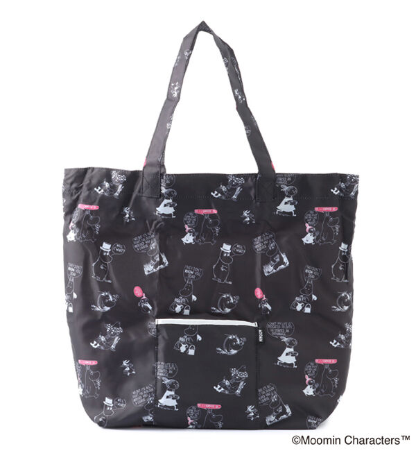  「COMIC ショッピングバッグL」|エコバッグ|ファミリー BLACK