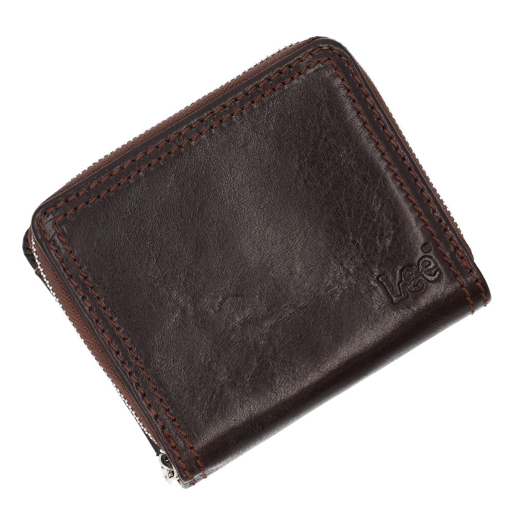 BACKYARD FAMILY「Lee リー 財布 二つ折り 320-2102 通販 二つ折り財布 2つ折り財布 折り財布 折財布」|財布|ブラウン1