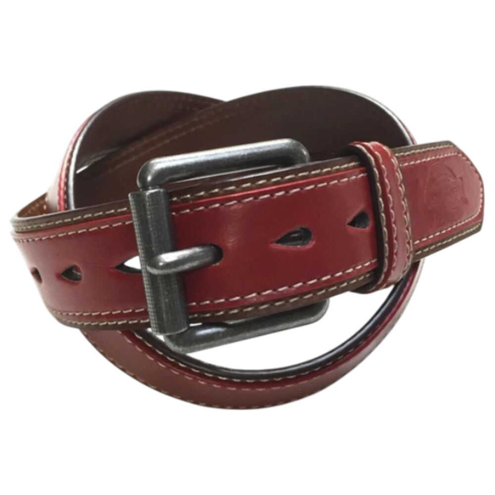 BACKYARD FAMILY「dickies ベルト ディッキーズ DC0068C 通販 ステッチベルト カジュアルベルト」|ベルト|レッド1