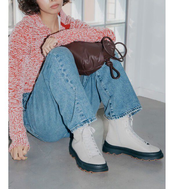 CAMPER「[カンペール] BRUTUS+ / アンクルブーツ」|ロングブーツ|ベージュ系その他