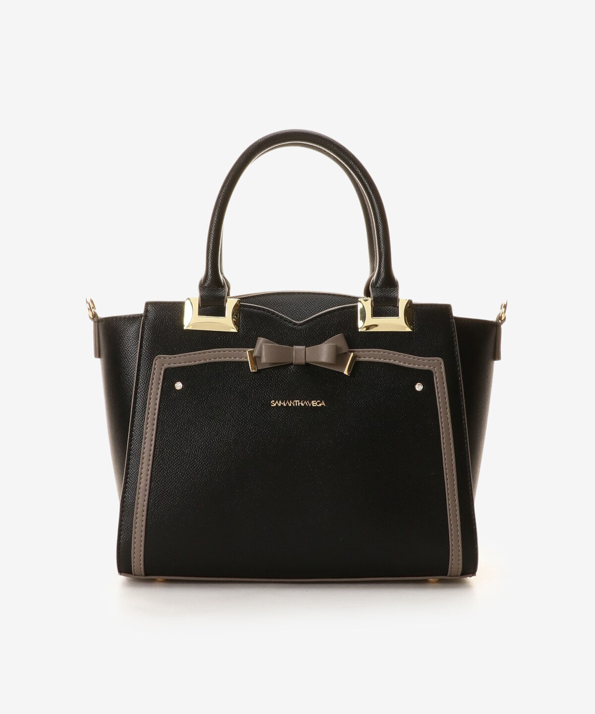 Samantha Vega「ソリッドリボントートバッグ」|ハンドバッグ|