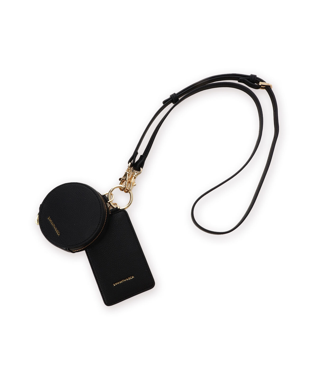 Samantha Vega「カジュアルマルチショルダーストラップ」|モバイルケース|ブラック