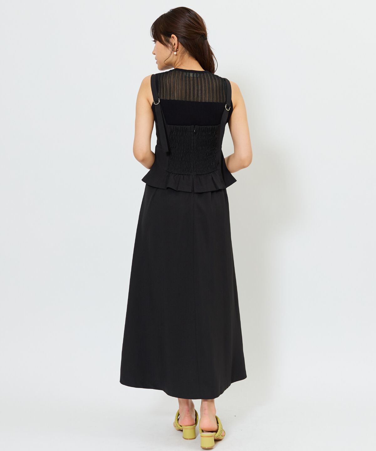 アンドクチュール「フロントレースアップジャンスカ」|ジャンパースカート|