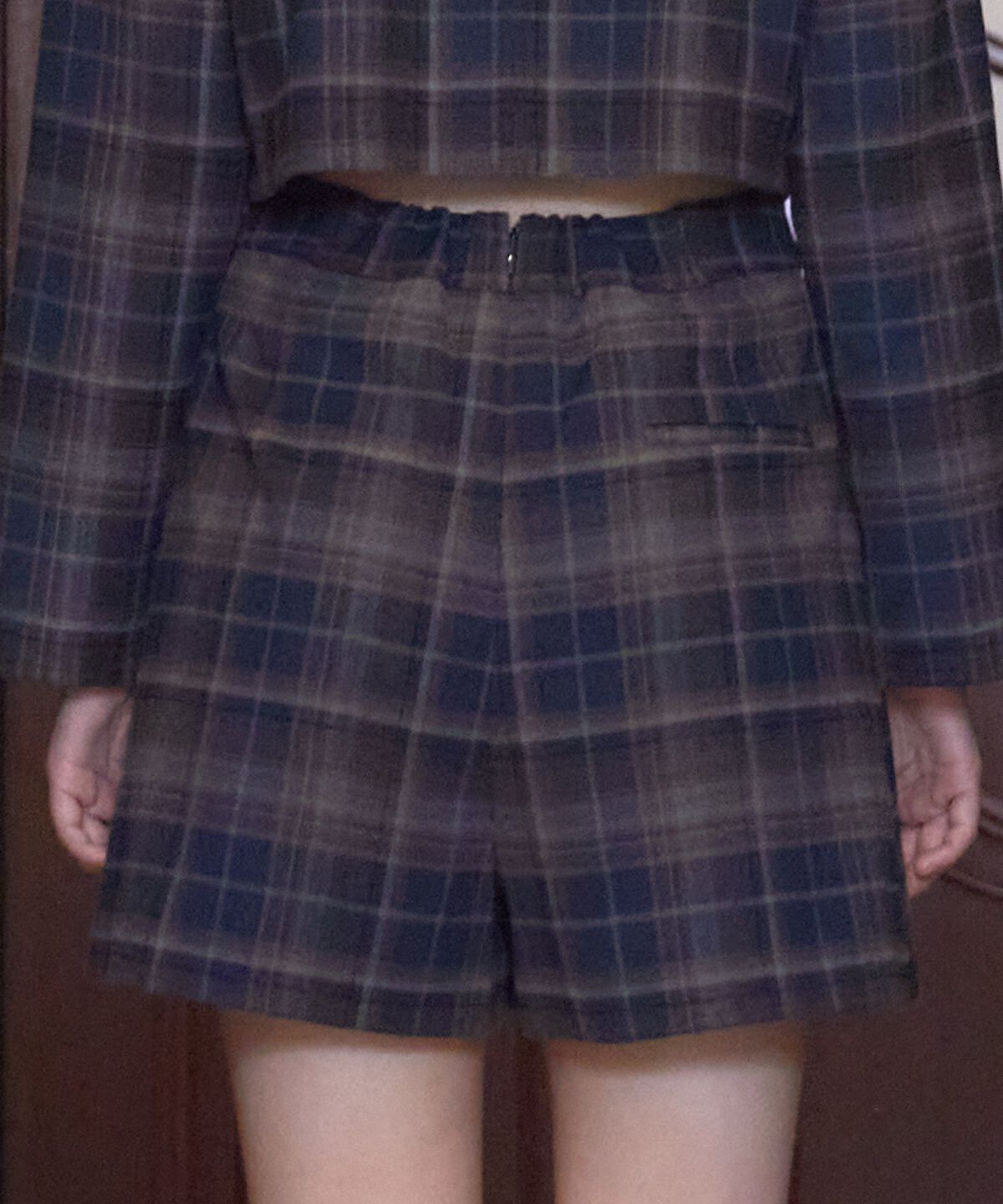 REDYAZEL「チェックプリーツスカショーパン」|キュロット|