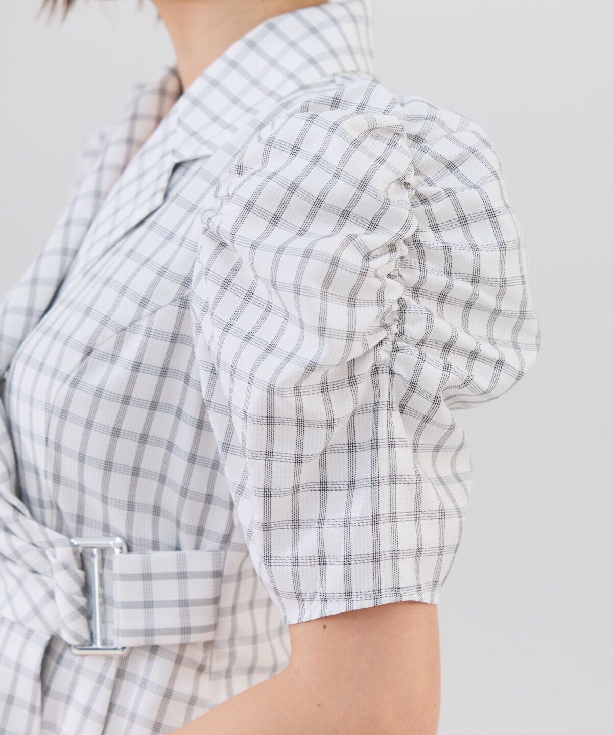 REDYAZEL「チェックミニジャケットワンピース」|ワンピース|