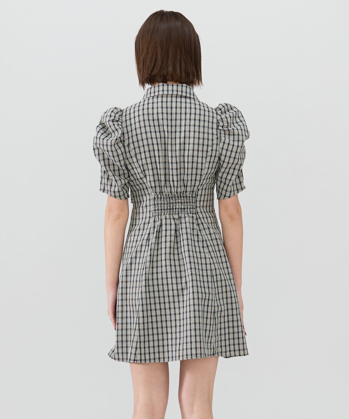 REDYAZEL「チェックミニジャケットワンピース」|ワンピース|