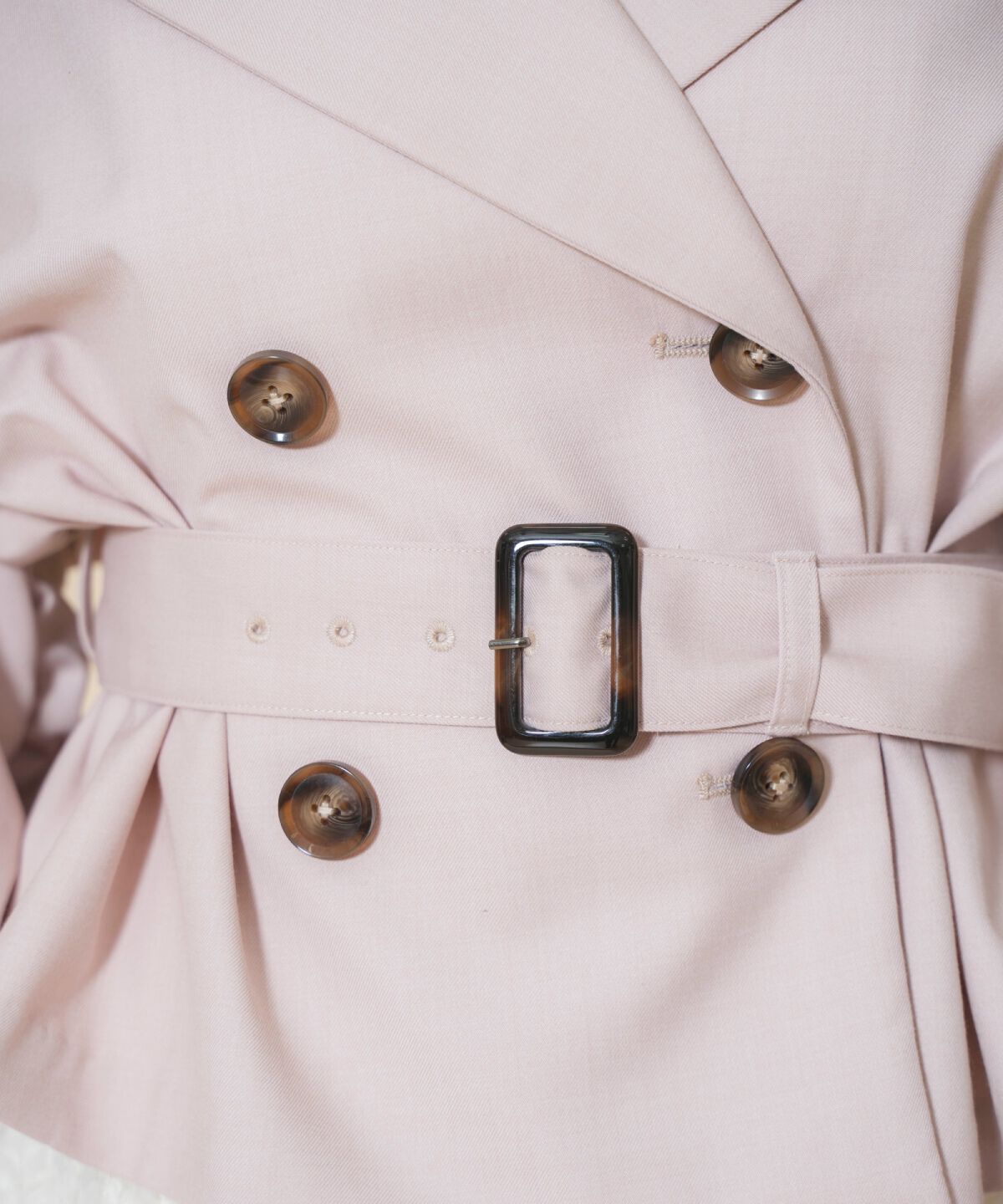 WILLSELECTION「ギャザー袖ショートトレンチ」|トレンチコート|