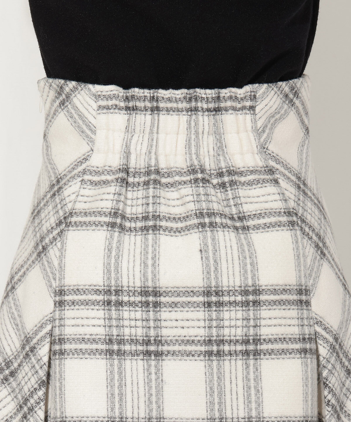 WILLSELECTION「ウールライクチェックスカート」|台形|